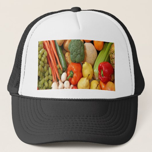 FRUCHT U. GEMÜSE TRUCKERKAPPE (Vorderseite)