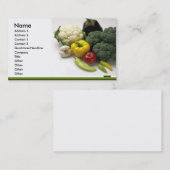 Frucht u. Gemüse Visitenkarte (Vorne/Hinten)