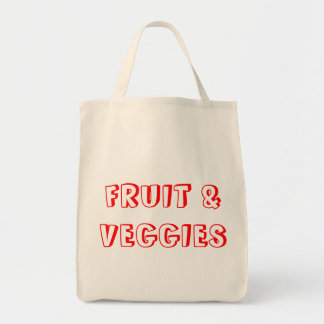 Frucht u. Veggies Tragetasche