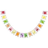 Frucht-Überraschung Wimpelkette (Alle)