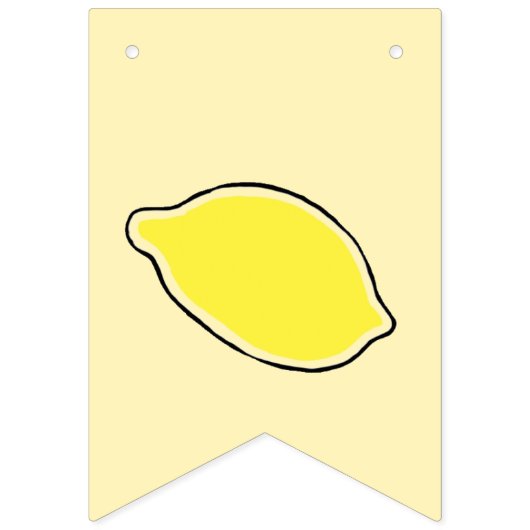 Frucht-Überraschung Wimpelkette (Zweite Fahne)