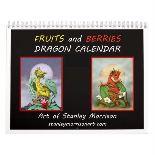 Frucht- und Beerendrachekalender Kalender (Titelbild)