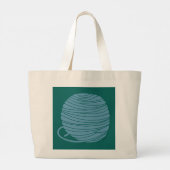 Frucht- und Fauna-Tasche Jumbo Stoffbeutel (Rückseite)