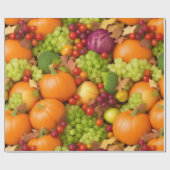 Frucht und Gemüse, wiederholt Geschenkpapier (Flach)