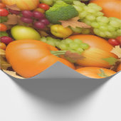 Frucht und Gemüse, wiederholt Geschenkpapier (Ecke)