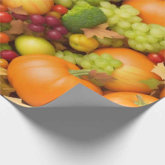 Frucht und Gemüse, wiederholt Geschenkpapier (Ecke)