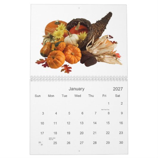 Frucht-und Nahrungsmittelkalender 14 Kalender (Jan 2027)