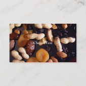 Frucht und Nuss Visitenkarte (Rückseite)