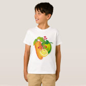 Frucht-und Veggies-Felsen! T-Shirt (Vorne ganz)
