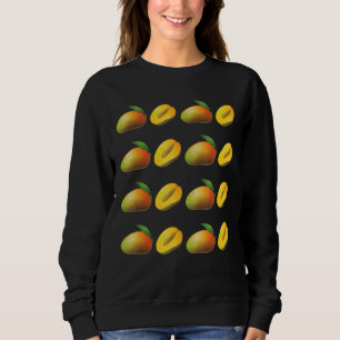 Frucht Vegans Mango Muster Fruitarian Mango Sweatshirt