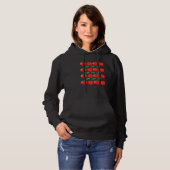 Frucht Vegans Tomato Muster Fruitarian Tomato Hoodie (Vorne ganz)