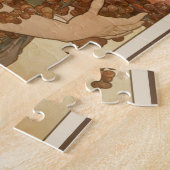 Frucht von Alphonse Mucha, Vintager Jugendstil Puzzle (Seite)