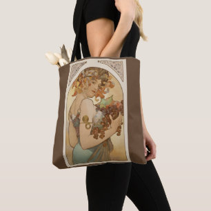 Frucht von Alphonse Mucha, Vintager Jugendstil Tasche