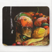 Frucht, wein Maus Mousepad (Vorne)