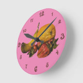 Fruchtakrylwand Runde Wanduhr (Winkel)