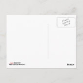 Fruchtamerikanische Flagge Postkarte (Rückseite)