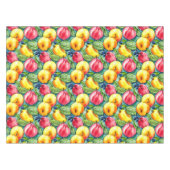 Fruchtapfel Birne Sommerwasserfarbe Muster Tischdecke (Vorderseite (Horizontal))