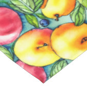 Fruchtapfel Birne Sommerwasserfarbe Muster Tischdecke (Schrägansicht)