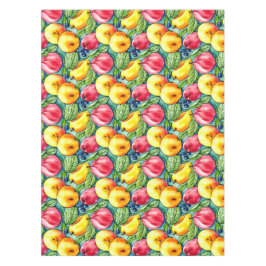 Fruchtapfel Birne Sommerwasserfarbe Muster Tischdecke