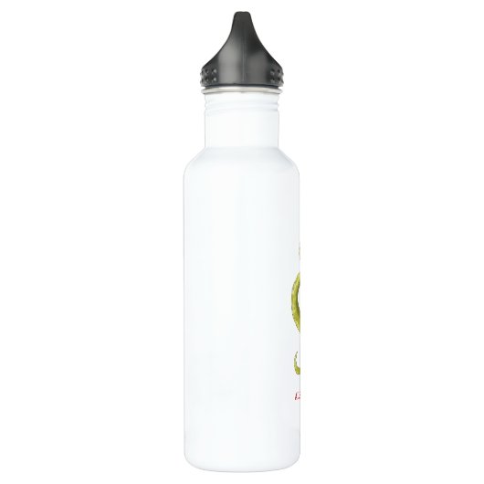 Fruchtapfel-Monster-Kinder Edelstahlflasche (Links)