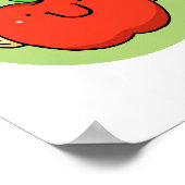 Fruchtapfel-Puchposter Poster (Ecke)