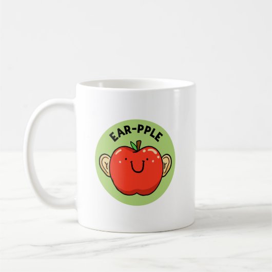 Fruchtapfel-Pun-Tasse Kaffeetasse (Links)