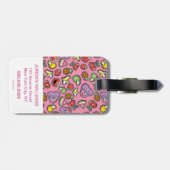 Fruchtaufkleber Elmo & Abby Cadabby Muster Gepäckanhänger (Rückseite horizontal)