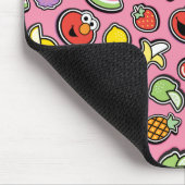 Fruchtaufkleber Elmo & Abby Cadabby Muster Mousepad (Ecke)