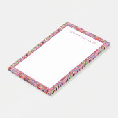 Fruchtaufkleber Elmo & Abby Cadabby Muster Post-it Klebezettel (angewinkelt)