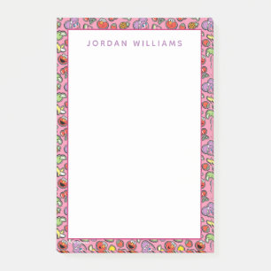 Fruchtaufkleber Elmo & Abby Cadabby Muster Post-it Klebezettel