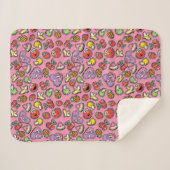 Fruchtaufkleber Elmo & Abby Cadabby Muster Sherpadecke (Vorderseite (Horizontal))