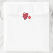Fruchtaufkleber Runder Aufkleber (Tasche)