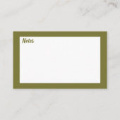 Fruchtbanane Gelb Niedlich Dankeschön-Karte  Visitenkarte (Rückseite)