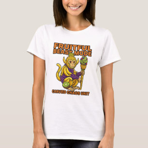 Fruchtbare Bestien-Modus geschnitzte Chaos-Einheit T-Shirt