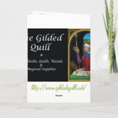 Fruchtbare feenhafte Mond-Gruß-Karte Karte (Rückseite)