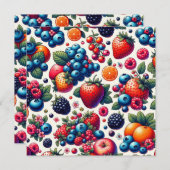 Fruchtbare Harmonie: Eine Symphonie der Fülle der  Einladung (Vorne/Hinten)