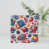 Fruchtbare Harmonie: Eine Symphonie der Fülle der  Einladung (Stehend Vorderseite)