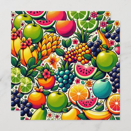 Fruchtbare Harmonie: Eine Symphonie der Fülle der Einladung (Vorne/Hinten)