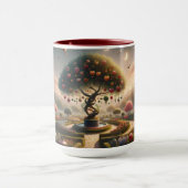 Fruchtbare Lektionen: Garten der Weisheit Kaffee T Tasse (Zentrum)