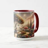 Fruchtbare Lektionen: Garten der Weisheit Kaffee T Tasse (VorderseiteRechts)