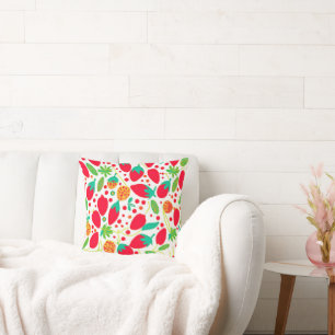 Fruchtbare Palette Lebendiges Muster Kissen