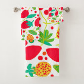 Fruchtbare Palette Vivid Muster Badhandtuch Set (Insitu)