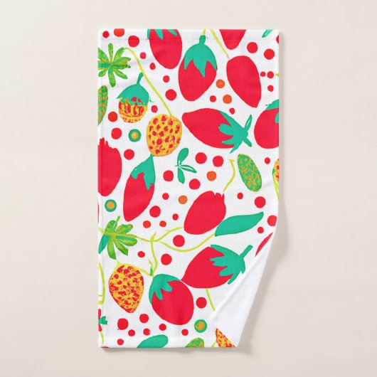 Fruchtbare Palette Vivid Muster Badhandtuch Set (Handtuch)