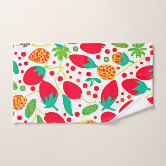 Fruchtbare Palette Vivid Muster Badhandtuch Set (Handtuch)