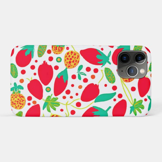 Fruchtbare Palette Vivid Muster Case-Mate iPhone Hülle (Rückseite (Horizontal))