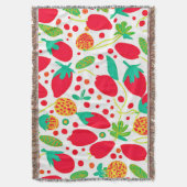 Fruchtbare Palette Vivid Muster Decke (Vorderseite Vertikal)
