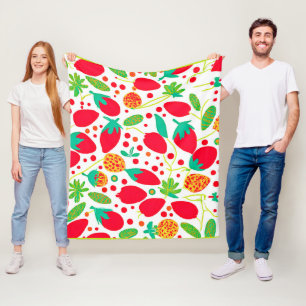 Fruchtbare Palette Vivid Muster Fleecedecke