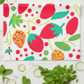 Fruchtbare Palette Vivid Muster Geschirrtuch (Gefaltet)