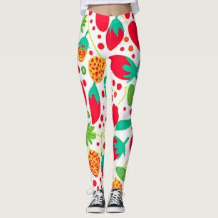 Fruchtbare Palette Vivid Muster Leggings