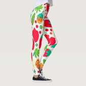 Fruchtbare Palette Vivid Muster Leggings (Rechts)